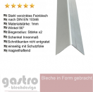 Winkel 3-fach Kantenschutz aus Stahl Feinblech verzinkt , 1,0 mm stark